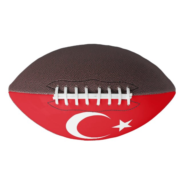 Patriotic american football flag of Turkey (Front)