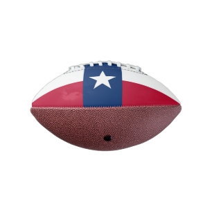 Patriotic american football Texas flag