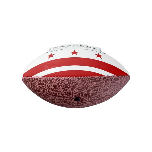 Patriotic american football Washington DC flag (Rotated 270)