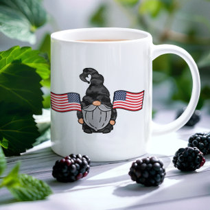 Patriotic American Gnome Coffee Mug
