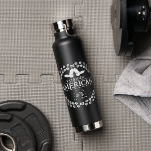 PATRIOTIC AMERICAN GOD FAMILY COUNTRY FREEDOM WATER BOTTLE