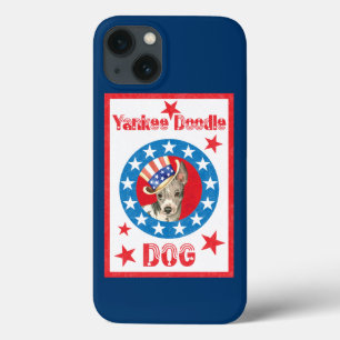 Patriotic American Hairless Terrier iPhone 13 Case