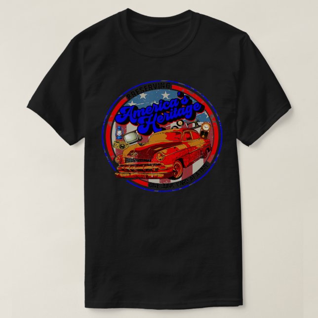 Patriotic American Heritage Pickers   1  T-Shirt (Design Front)