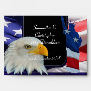 Patriotic American icons Envelope
