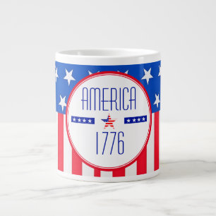 Patriotic American Large Coffee Mug