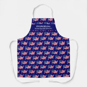 Patriotic AMERICAN Personalised Apron
