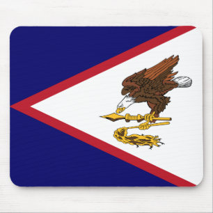 Patriotic American Samoa Flag Mouse Mat