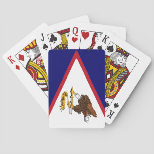Patriotic American Samoa Flag Playing Cards