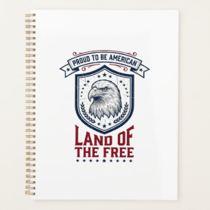 Patriotic American Shield Eagle Vintage Shirt Desi Planner