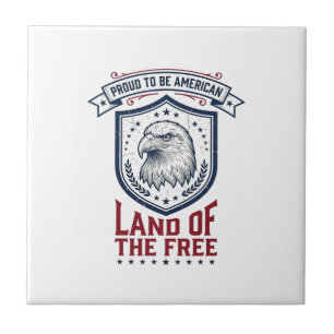 Patriotic American Shield Eagle Vintage Shirt Desi Tile