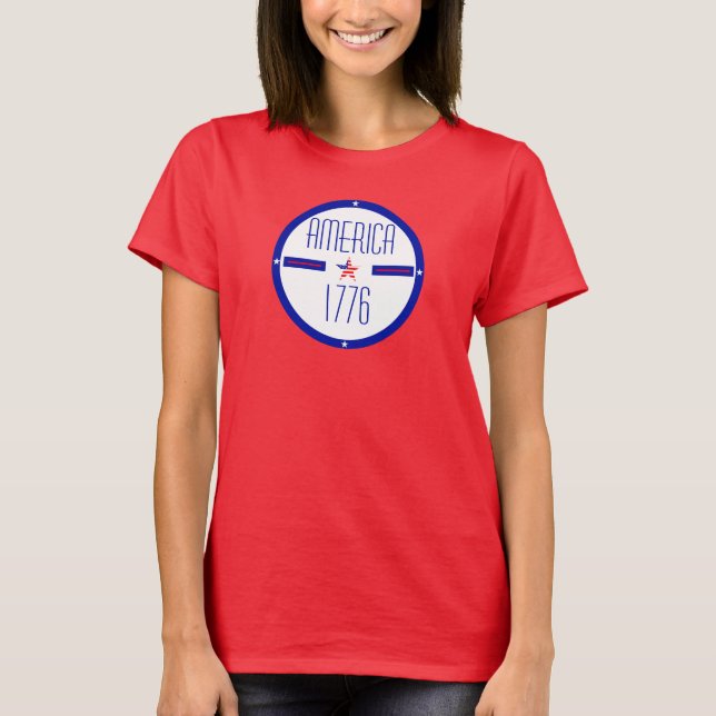 Patriotic American   T-Shirt (Front)