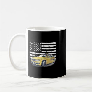 Patriotic American Taxi Cab USA Flag Driver 3 Coffee Mug