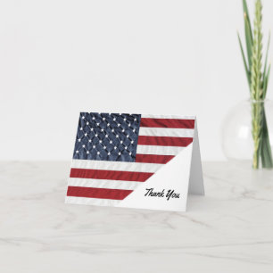 Patriotic American Thank You Cards