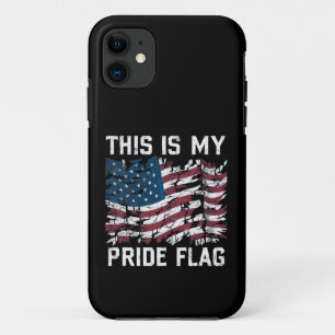 Patriotic American This Is My Pride Flag USA iPhone 11 Case
