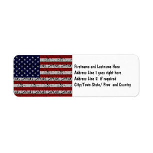 Patriotic American U.S.A. Flag of United States