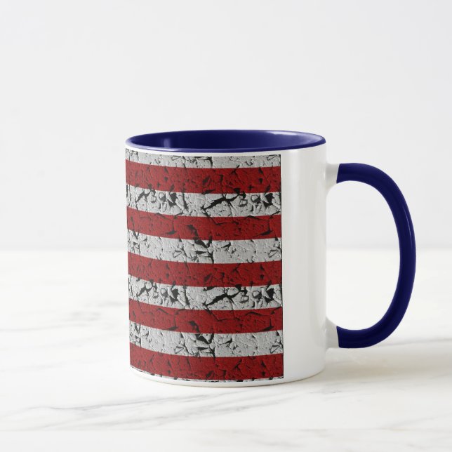 Patriotic American U.S.A. Flag of United States Mug (Right)