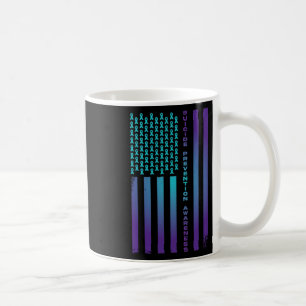Patriotic American Us Flag Suicide Prevention Awar Coffee Mug