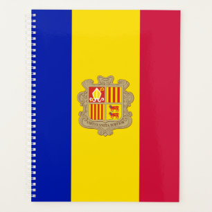 Patriotic Andorra Flag Planner