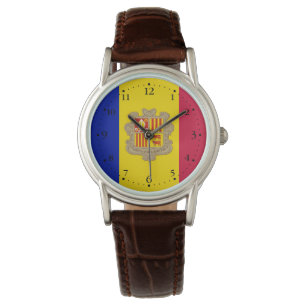 Patriotic Andorra Flag Watch