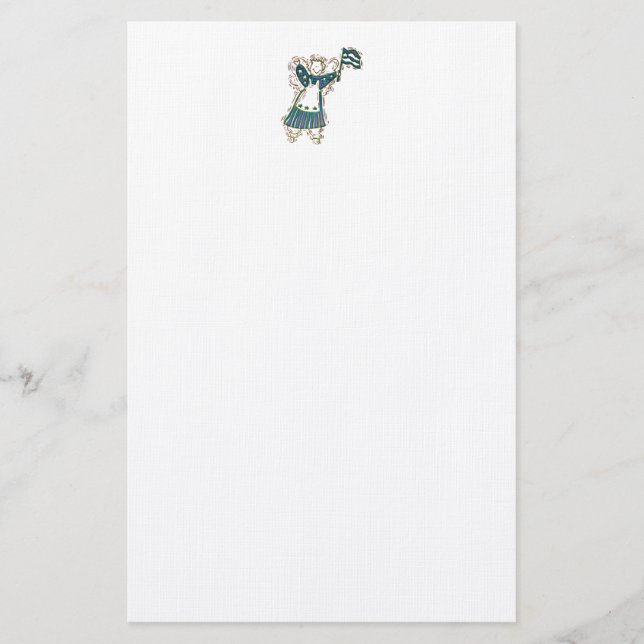 Patriotic Angel Stationery (Front)