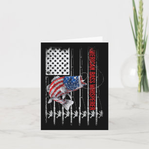 Patriotic Anglers American B Pro Whisperer Fisherm Card