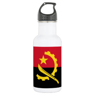 Patriotic Angolan Flag 532 Ml Water Bottle