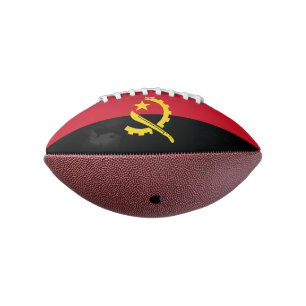 Patriotic Angolan Flag American Football