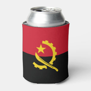 Patriotic Angolan Flag Can Cooler