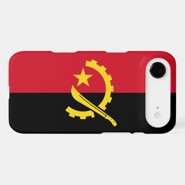 Patriotic Angolan Flag Case-Mate iPhone Case (Back (Horizontal))