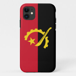 Patriotic Angolan Flag iPhone 11 Case