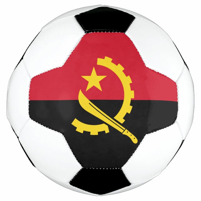Patriotic Angolan Flag Football (Front)