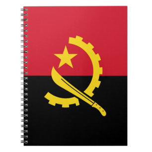 Patriotic Angolan Flag Notebook