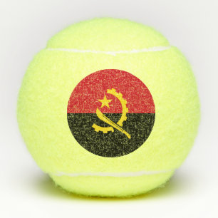 Patriotic Angolan Flag Tennis Balls