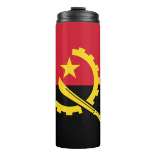 Patriotic Angolan Flag Thermal Tumbler
