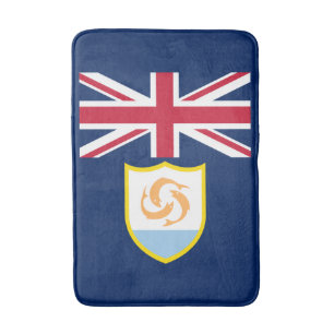 Patriotic Anguilla Flag Bath Mat