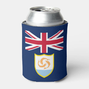 Patriotic Anguilla Flag Can Cooler