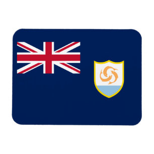 Patriotic Anguilla Flag Magnet