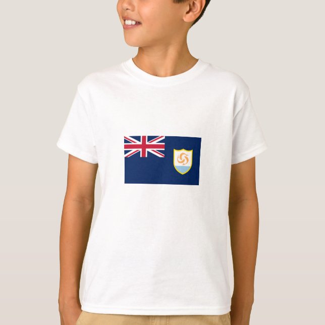Patriotic Anguilla Flag T-Shirt (Front)