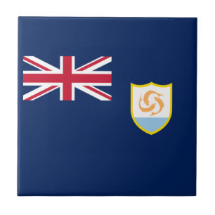 Patriotic Anguilla Flag Tile