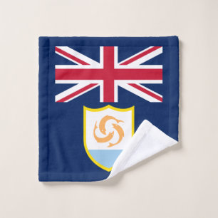 Patriotic Anguilla Flag Wash Cloth