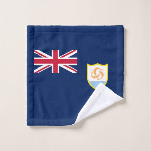 Patriotic Anguilla Flag Wash Cloth