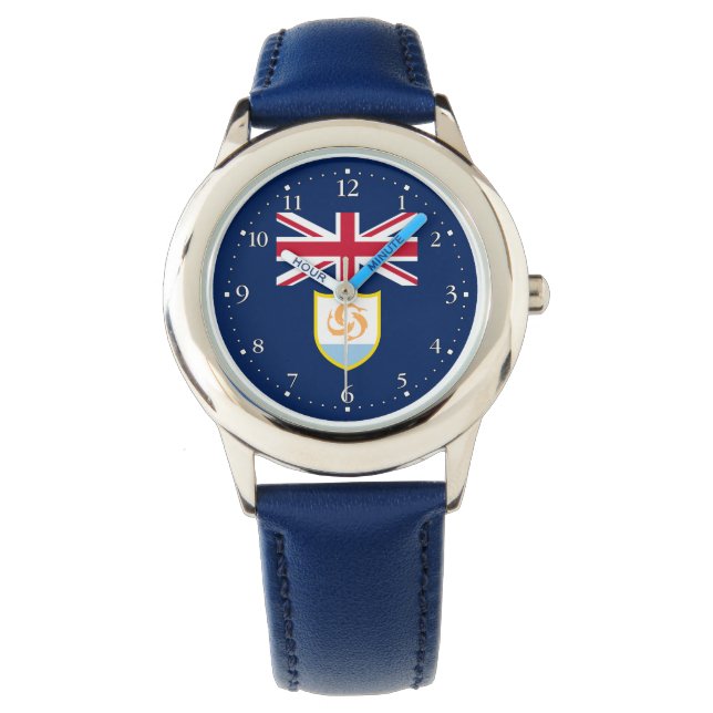Patriotic Anguilla Flag Watch (Front)