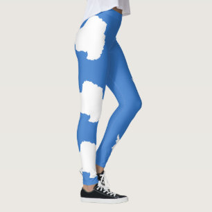 Patriotic Antarctica Flag Leggings