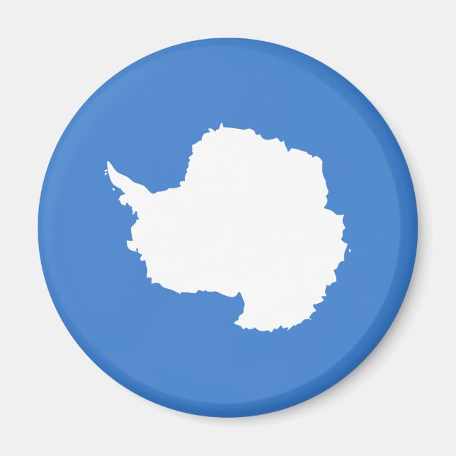 Patriotic Antarctica Flag Magnet (Front)