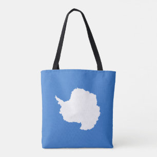 Patriotic Antarctica Flag Tote Bag