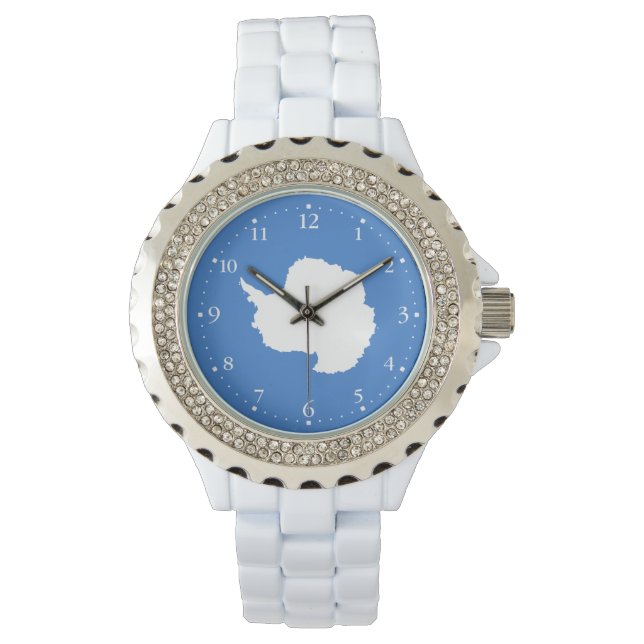 Patriotic Antarctica Flag Watch (Front)