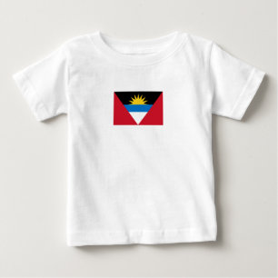 Patriotic Antigua and Barbuda Flag Baby T-Shirt