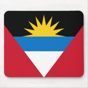 Patriotic Antigua and Barbuda Flag Mouse Mat