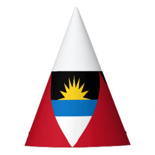Patriotic Antigua and Barbuda Flag Party Hat