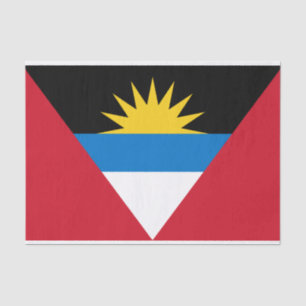 Patriotic Antigua and Barbuda Flag Tissue Paper
